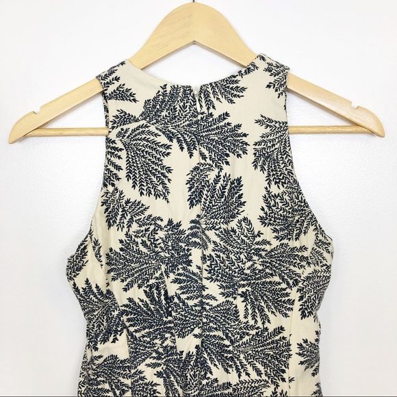 Dress JESSAMINE | Leaf Fit & Flare Dress Pockets - Picture 5 of 9